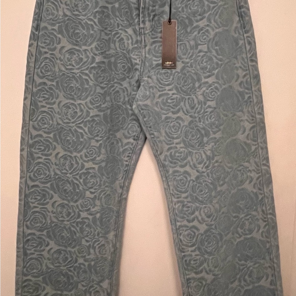 NWT Woman’s Habitual Blue Floral Jeans Size 10